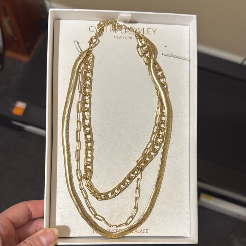Cynthia Rowley Gold Double-Strand Necklace